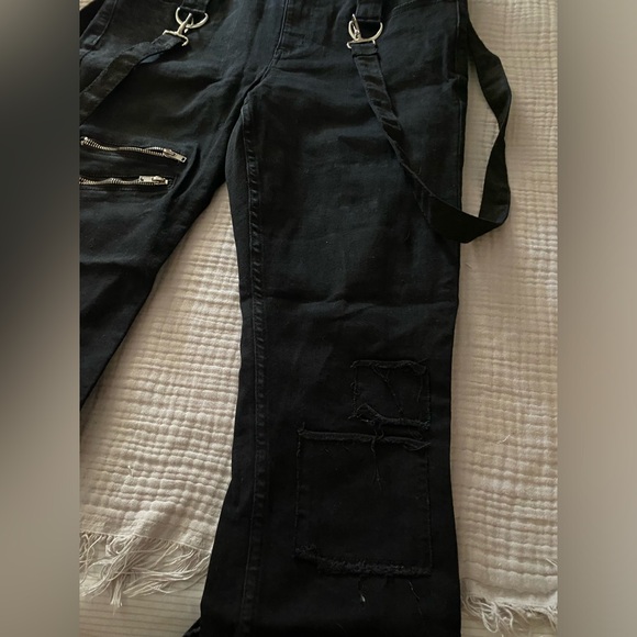 Hot Topic Denim High Rise Super Skinny Punk Pants W11 EUC - Picture 4 of 7
